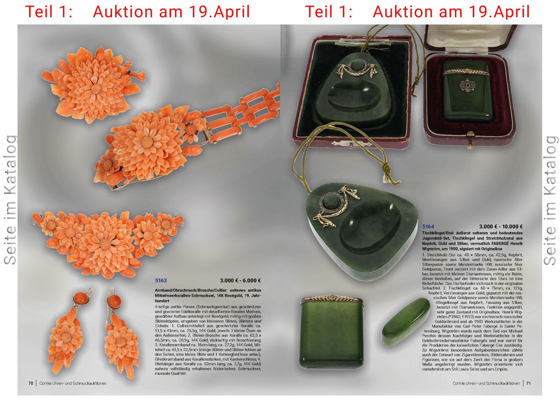 Tischklingel/Etui: äußerst seltenes und bedeutendes Jugendstil-Set, Tischklingel und Streichholzetui - Image 4 of 4