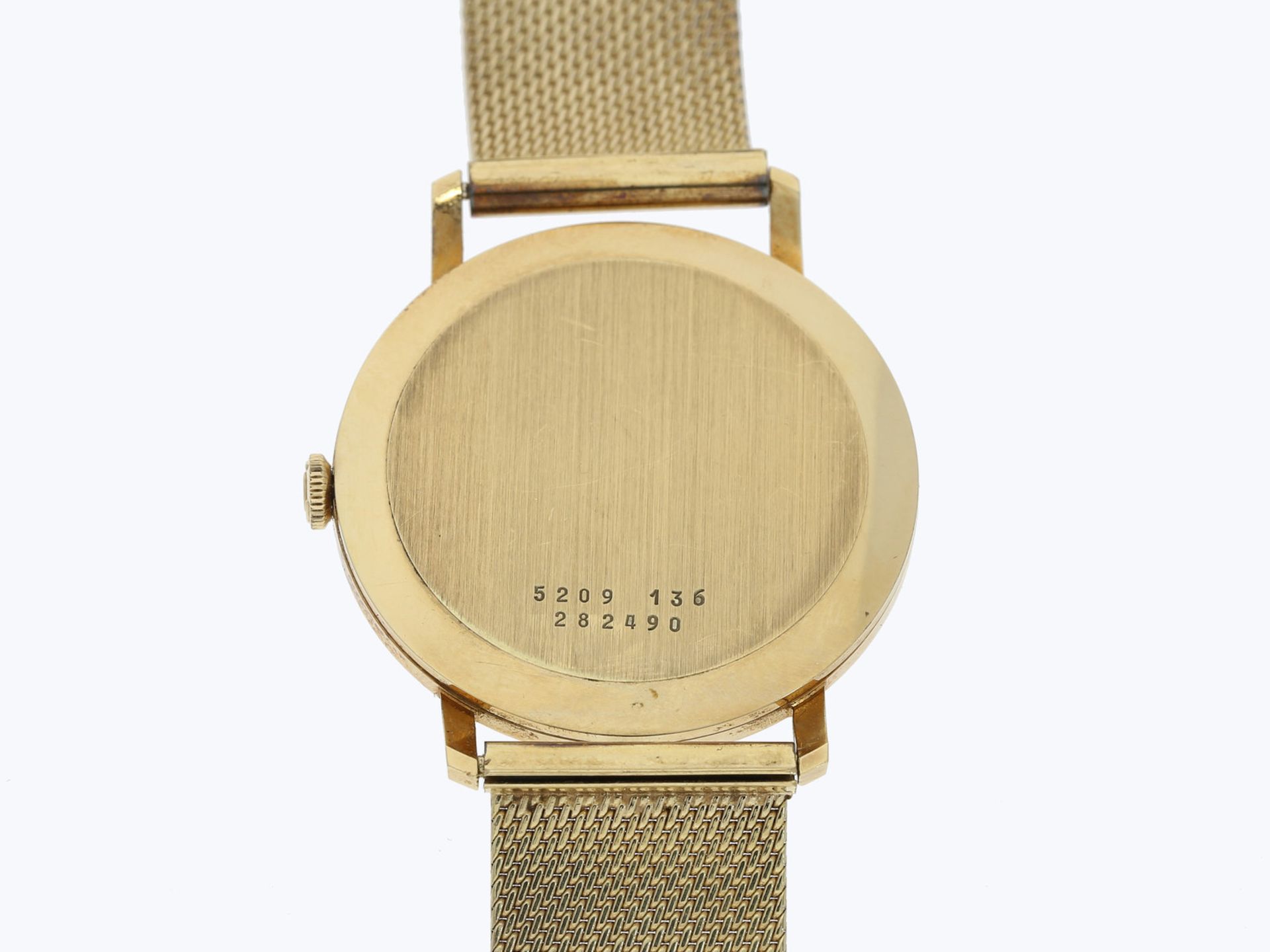 Armbanduhr: goldene vintage Herrenuhr der Marke Certina, vermutlich 60er-Jahre, 14K/8K Gold - Image 2 of 2