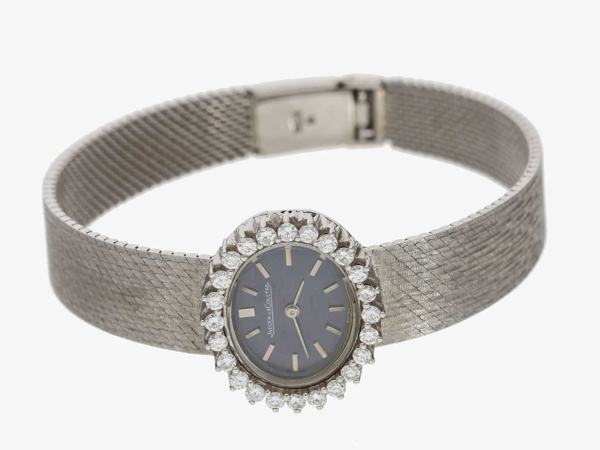 Armbanduhr: luxuriöse vintage Damenuhr von Jaeger Le Coultre, vermutlich 80er-Jahre