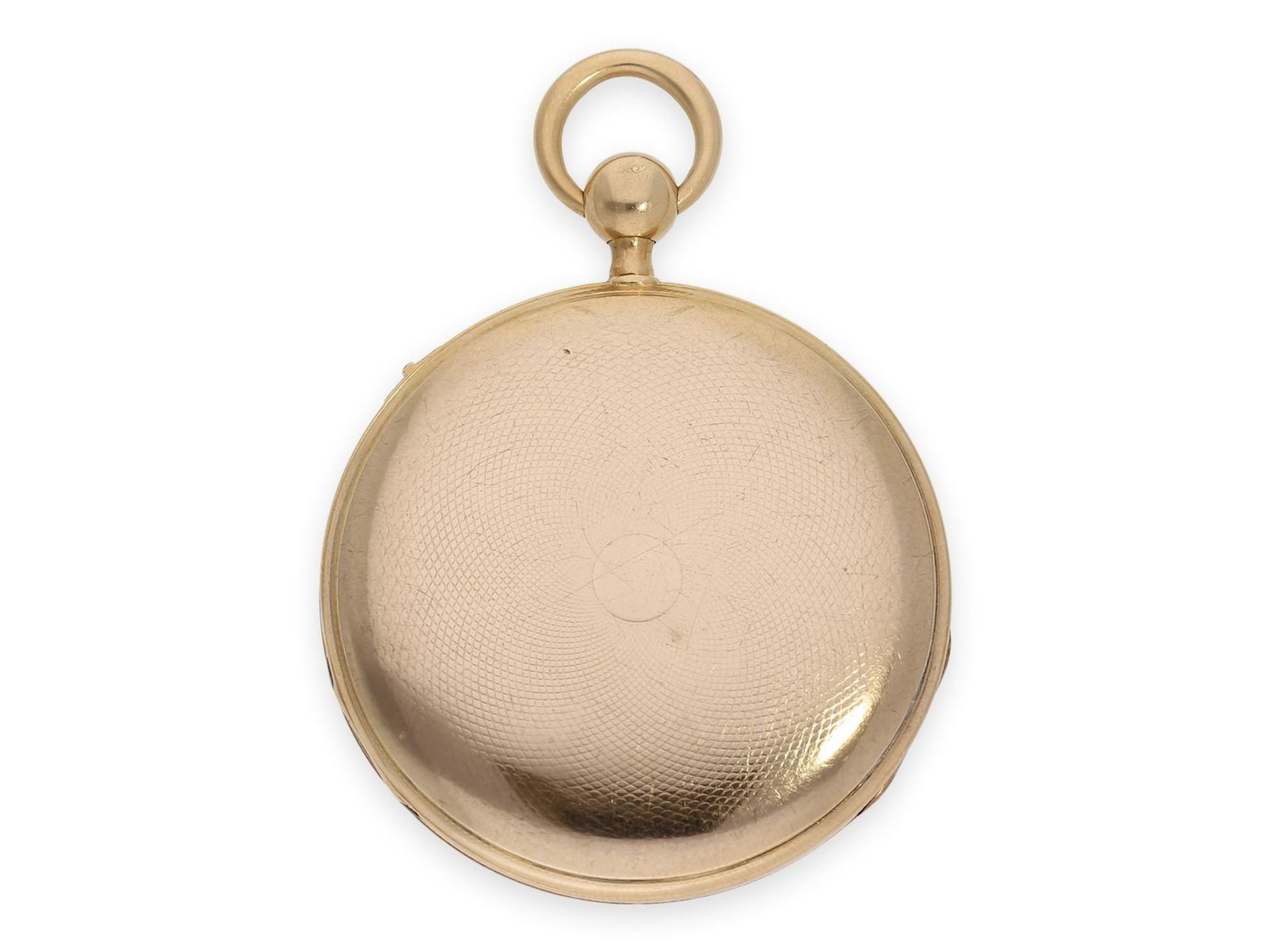 Pocket watch: very fine pink gold quality Lepine, repeater, important watchmaker, Köppen Paris, - Bild 6 aus 6