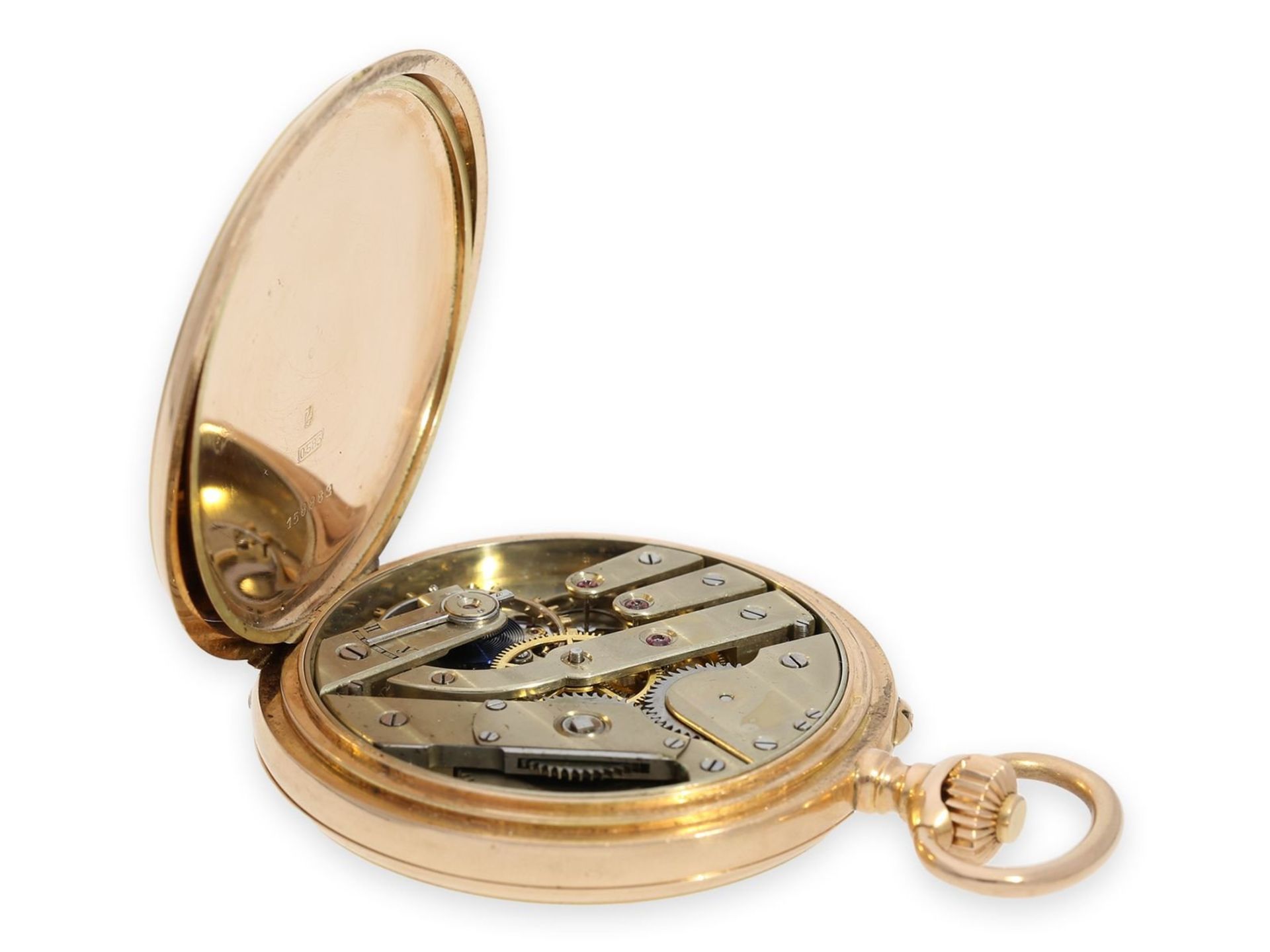 Pocket watch: high-quality pink gold Ankerchronometer, Court Watchmaker of the Russian Tsar, Pavel - Bild 3 aus 6