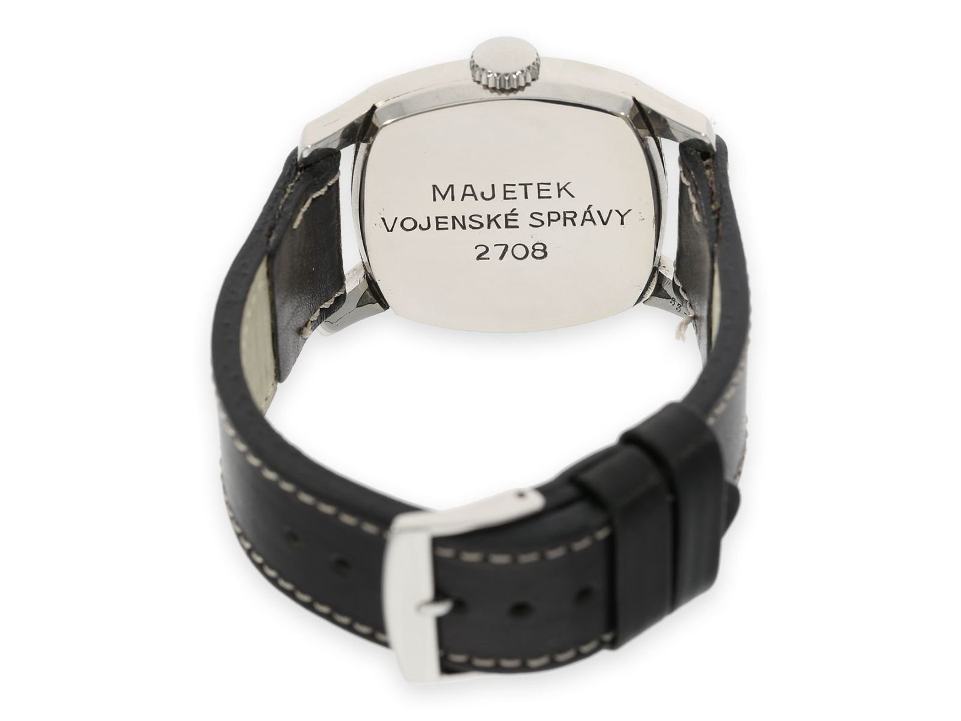 Wristwatch: rare military pilot's watch, Longines "Majetek" No. 23718/2708, made for the Czech army, - Bild 3 aus 5