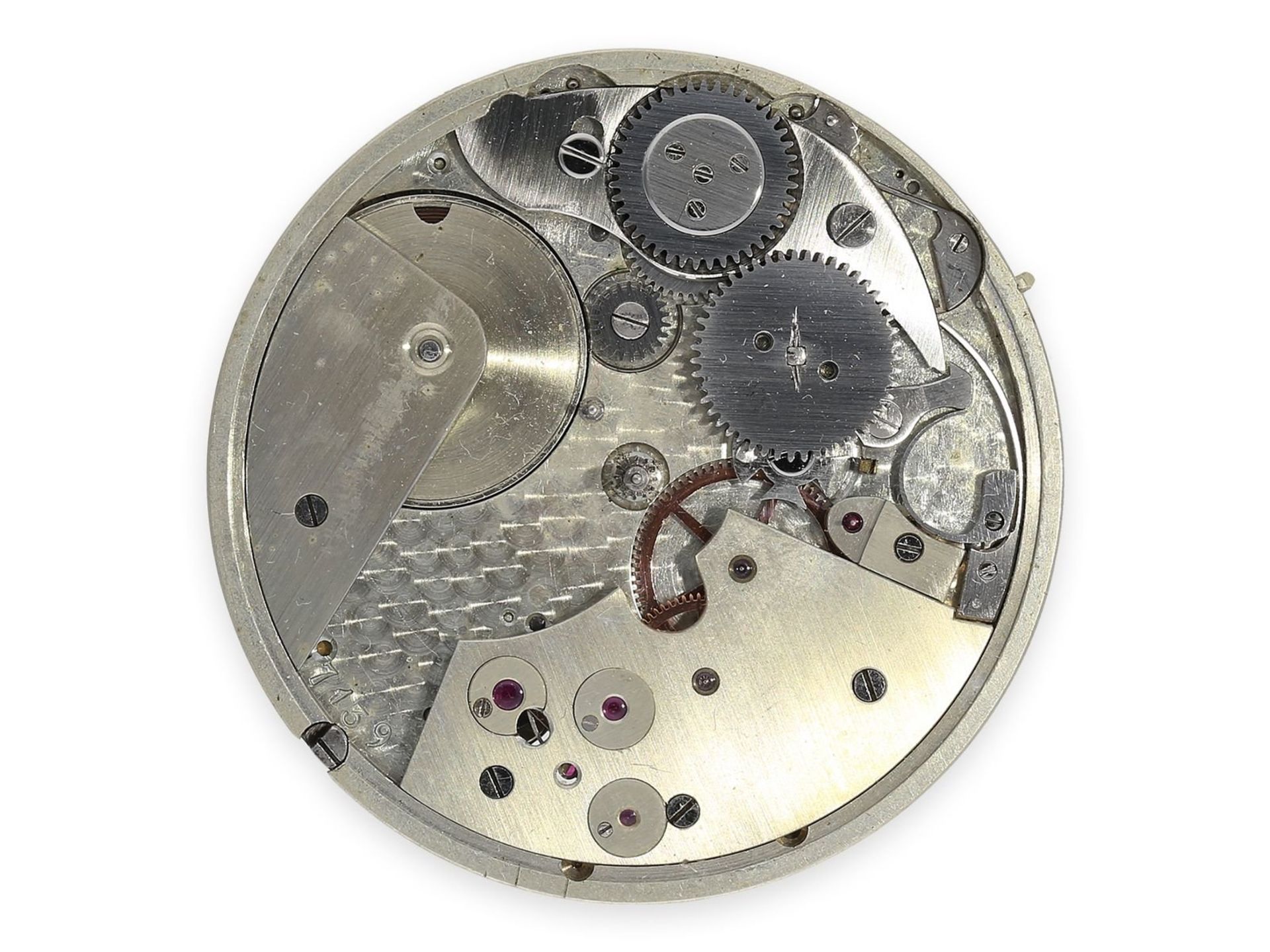 Pocket watch: movement of a very high-quality English pocket chronometer with chronometer - Bild 2 aus 4