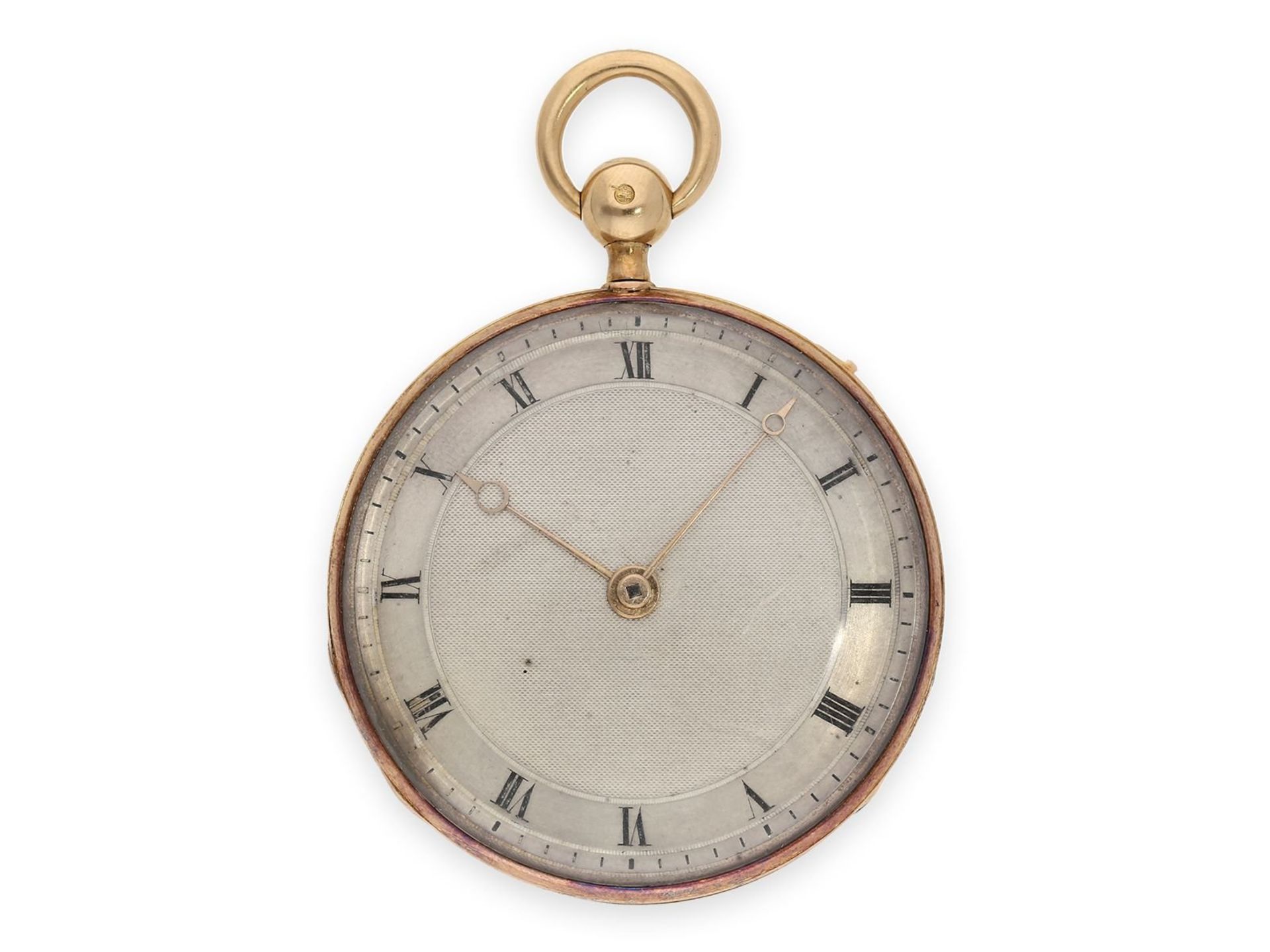 Pocket watch: very fine pink gold quality Lepine, repeater, important watchmaker, Köppen Paris,