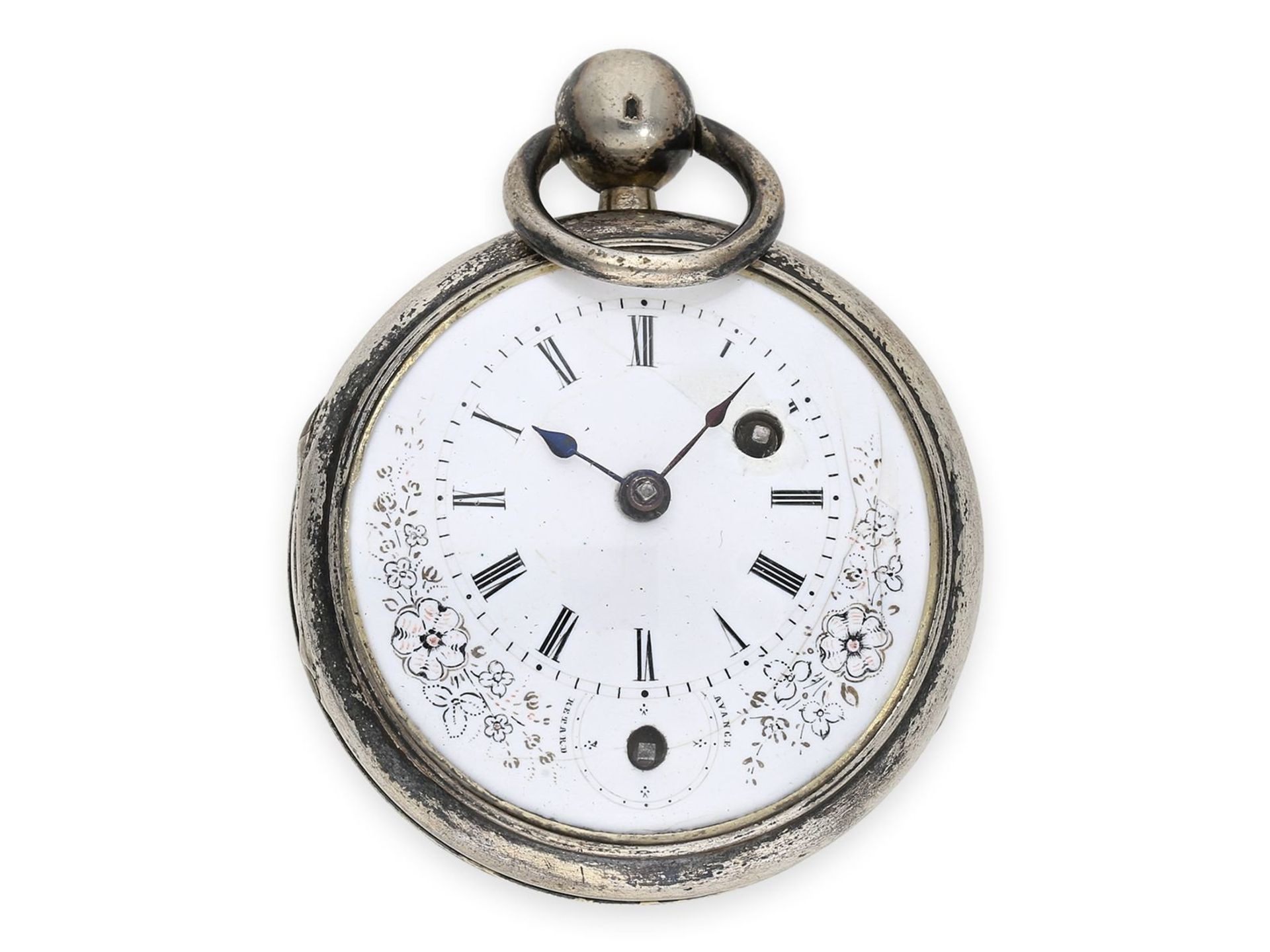 Pocket watch: rarity, extremely rare German astronomical double-sided pocket watch with triple - Bild 2 aus 3