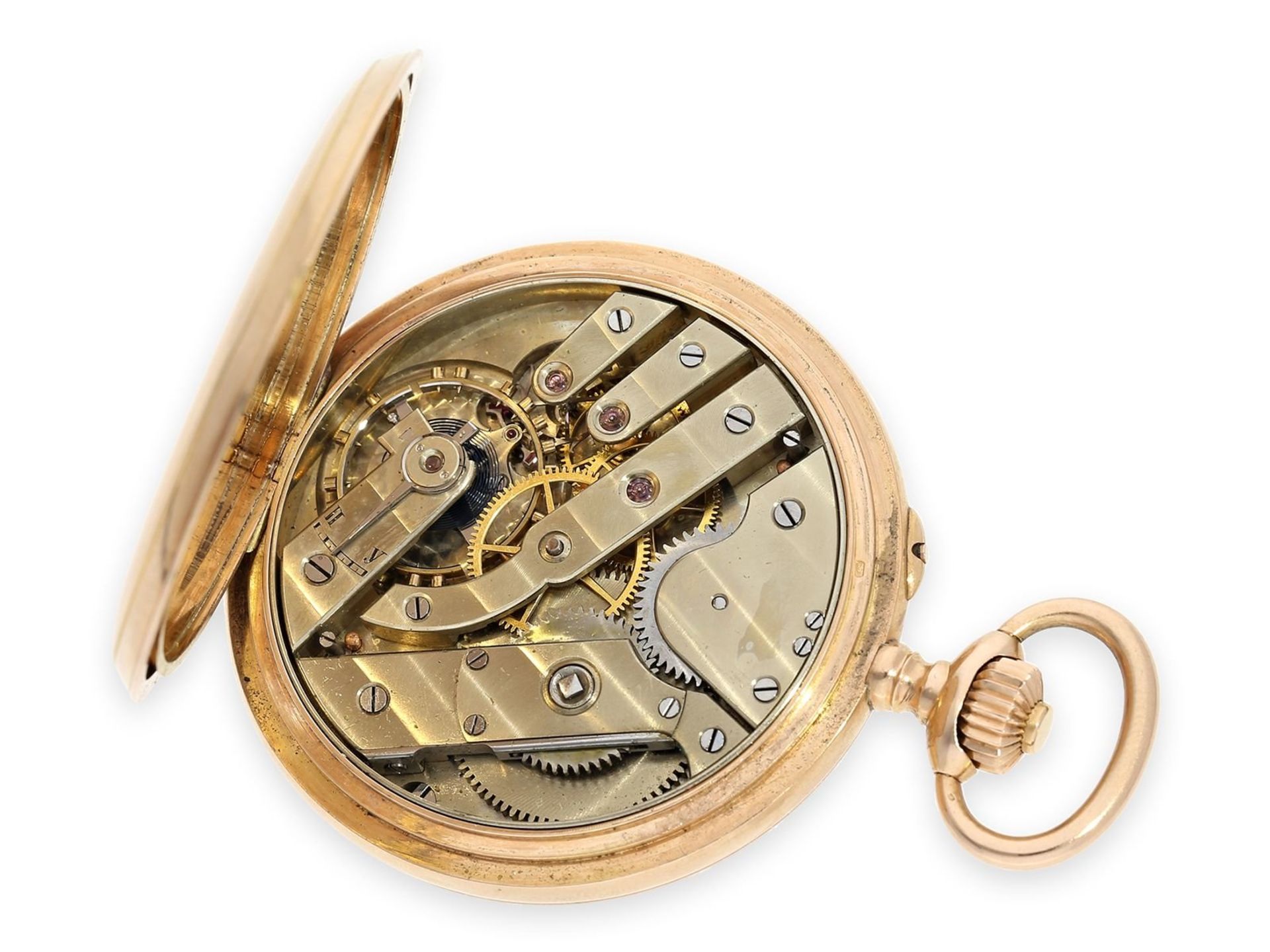 Pocket watch: high-quality pink gold Ankerchronometer, Court Watchmaker of the Russian Tsar, Pavel - Bild 2 aus 6