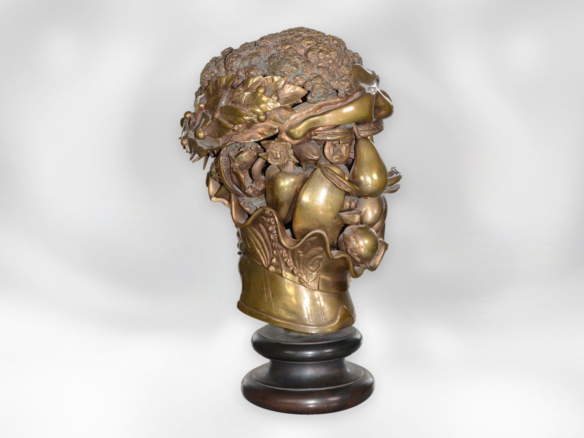 Bronze: limitiertes Kunstobjekt, Miguel Berrocal (1933-2006) "Omaggio ad Arcimboldo" No. 610/1000, - Bild 4 aus 4