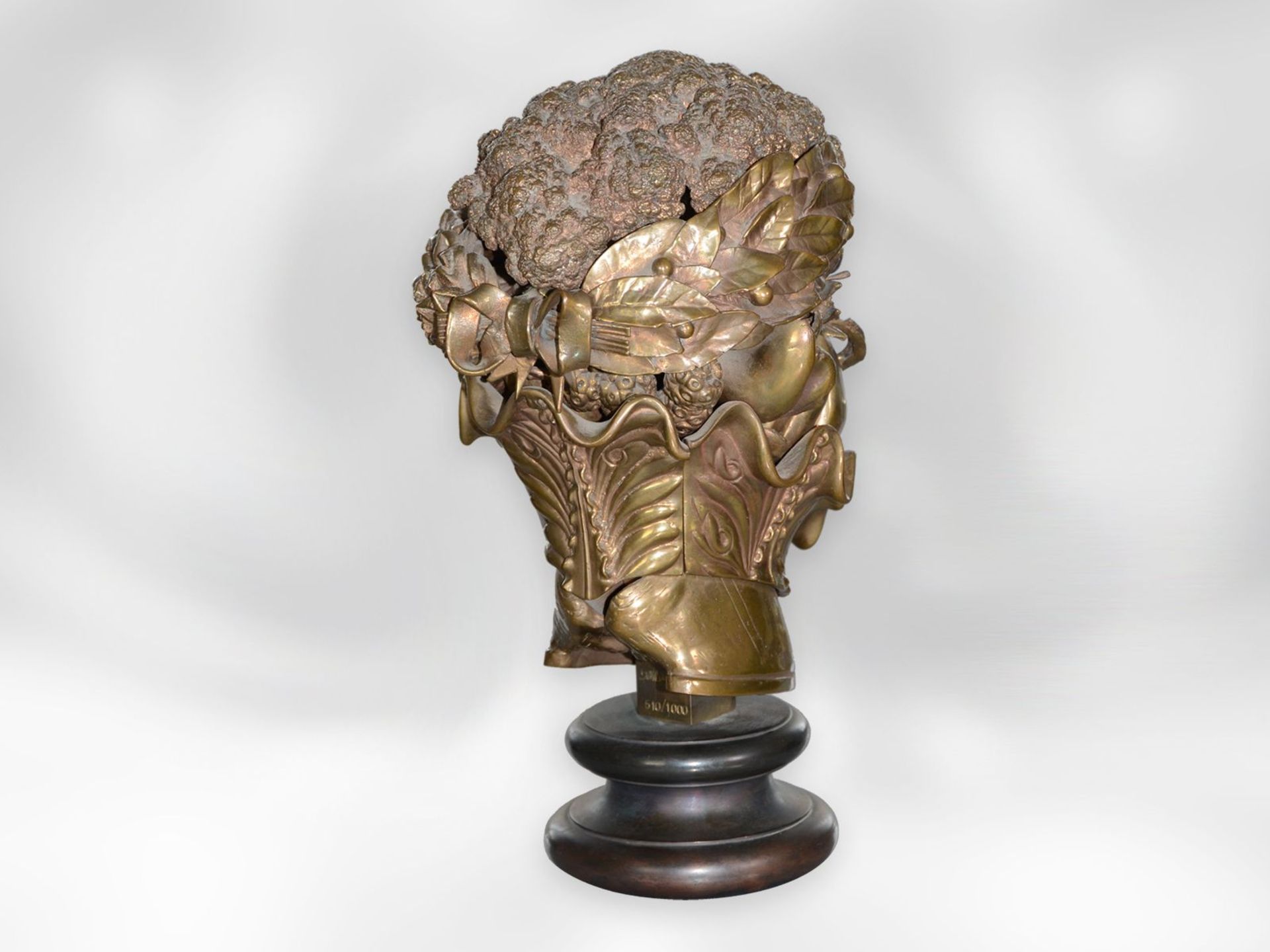 Bronze: limitiertes Kunstobjekt, Miguel Berrocal (1933-2006) "Omaggio ad Arcimboldo" No. 610/1000, - Bild 2 aus 4