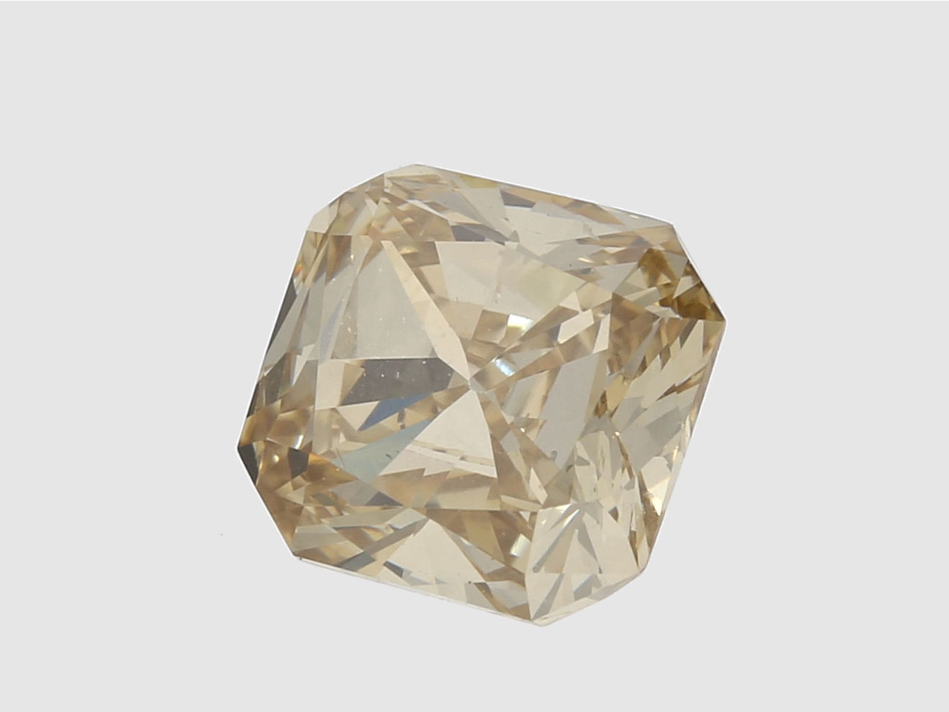 Diamant: natürlicher Fancy Diamant, 0,99ct, fancy Brownish yellow, GIA-Report