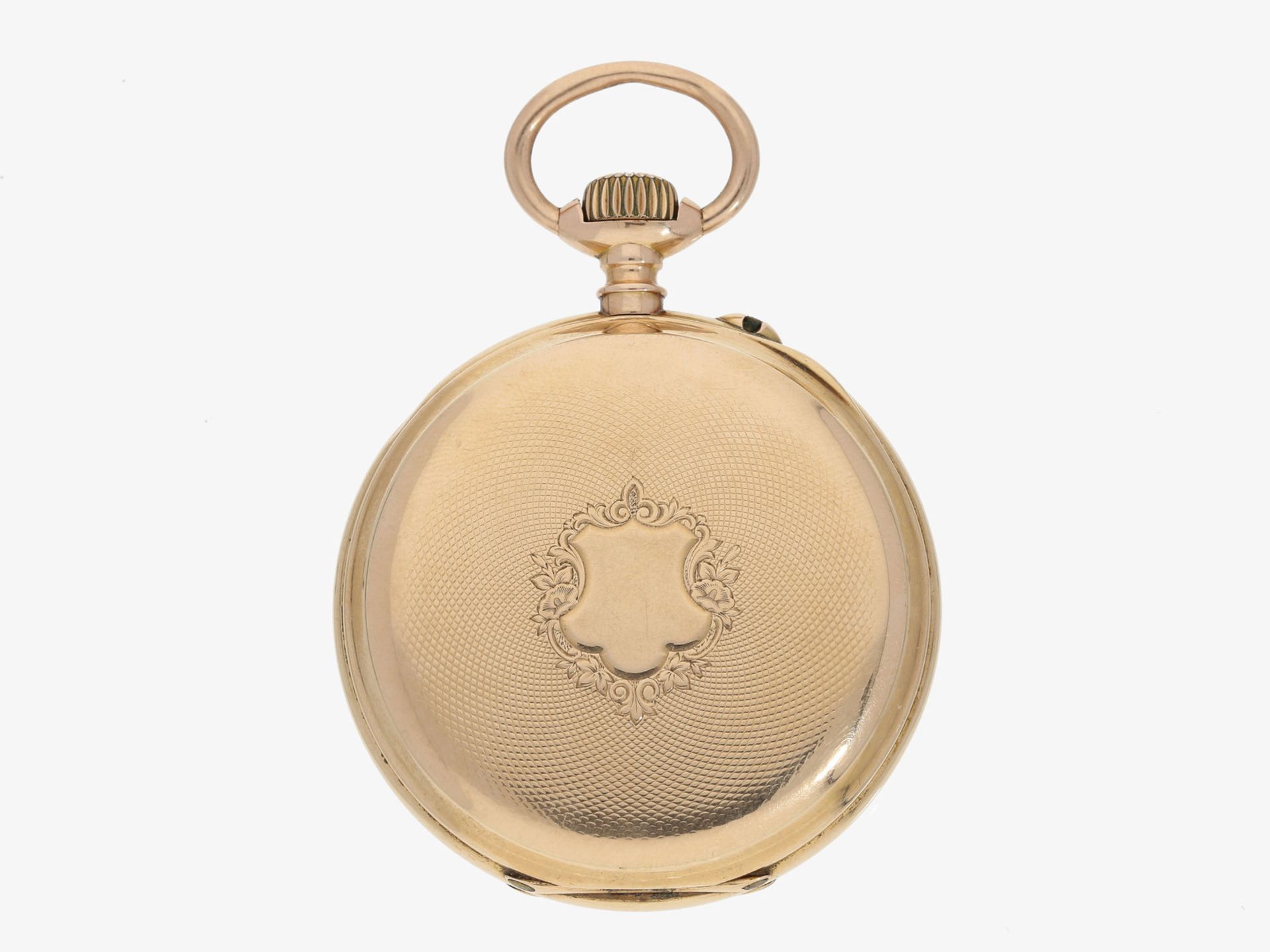 Taschenuhr: feine Präzisionstaschenuhr in Glashütter Bauweise, qualitätsvolle Sammleruhr, Dubois & - Bild 2 aus 3