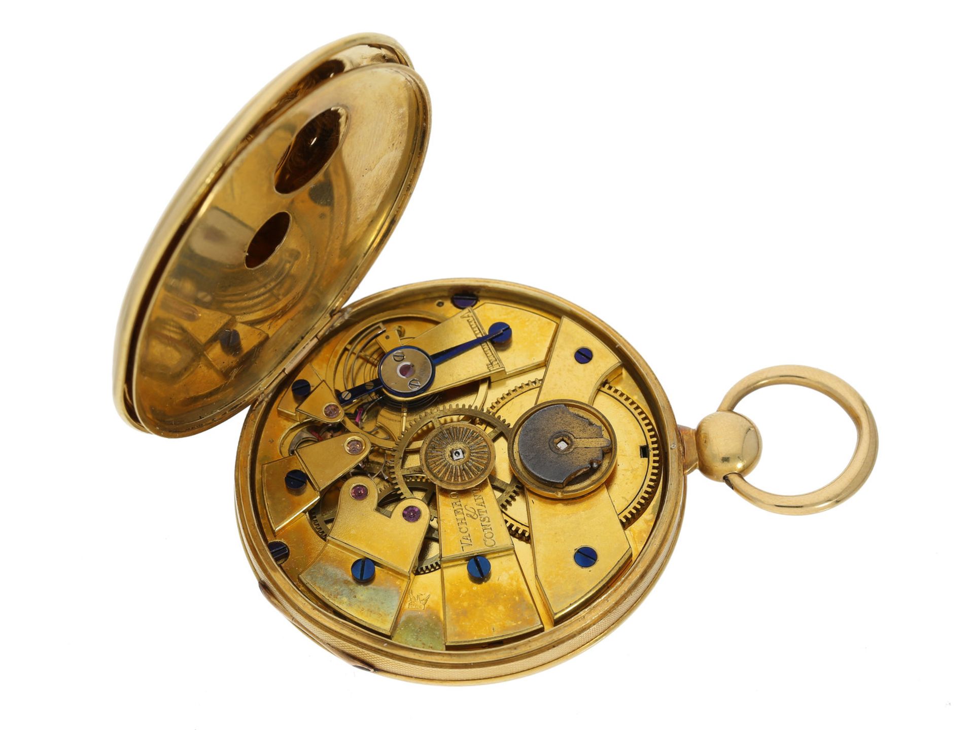 Taschenuhr: seltene und ganz frühe, technisch interessante Vacheron & Constantin mit Kurbelaufzug - Image 4 of 4