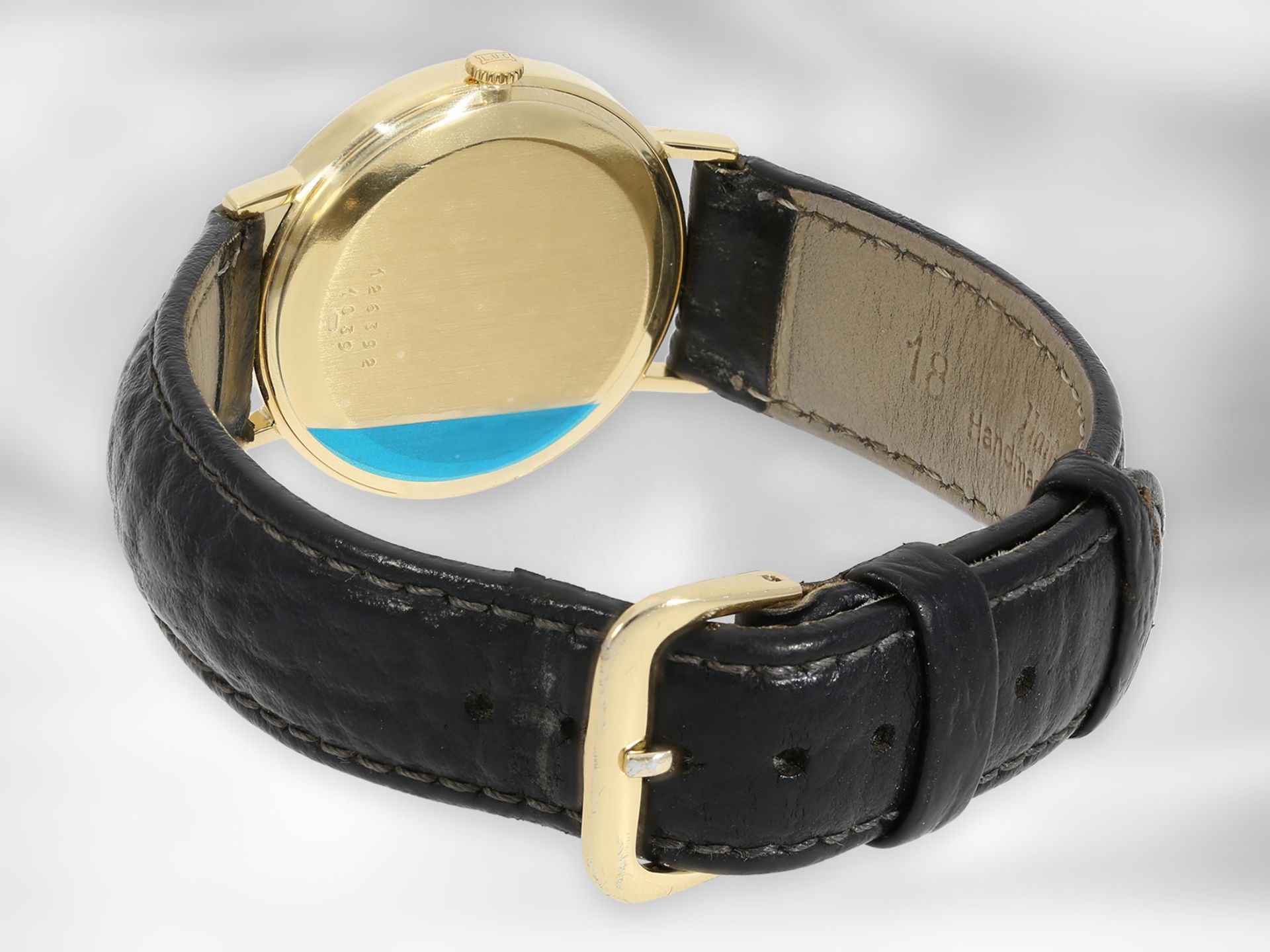 Armbanduhr: hochwertige, große automatische 18K Herrenuhr/Damenuhr von Chopard, Ref.1039, Zustand - Bild 2 aus 3