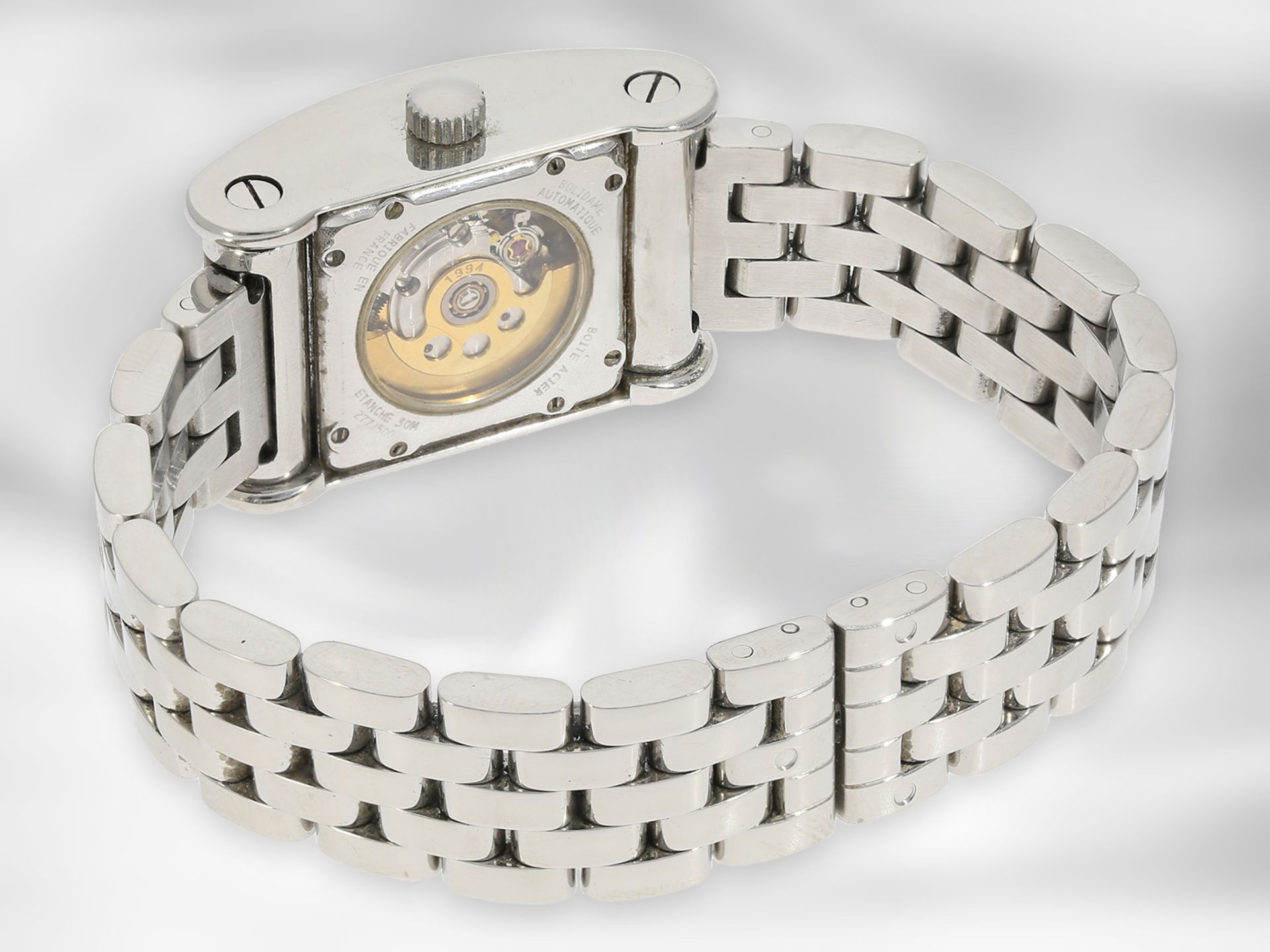 Armbanduhr: limitierte, automatische vintage Designer-Uhr in komplett originalem Zustand mit - Image 2 of 3