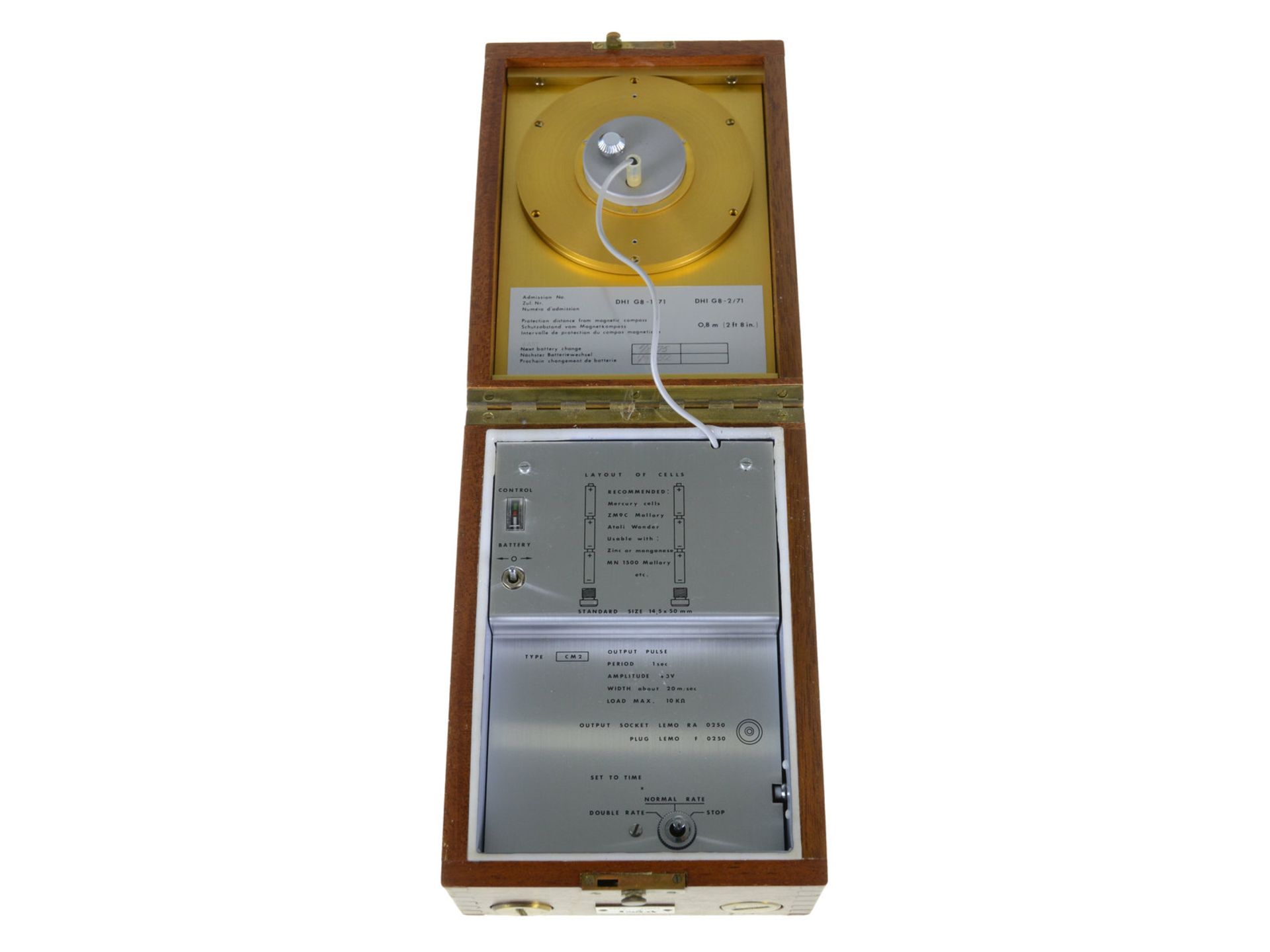 Marinechronometer: seltenes und interessantes Marinechronometer, Golay Marine Typ CM2, No.72044,