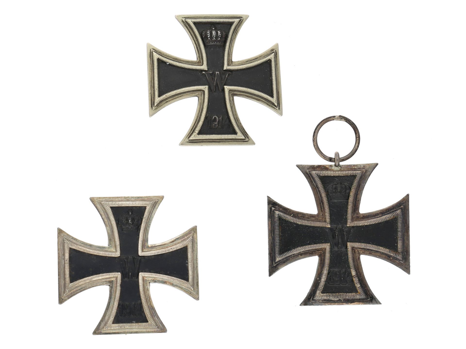 Orden/Abzeichen: 3 x Eisernes Kreuz 1. und 2. Klasse, 1.WK