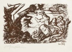 Alfred Kubin1877 Leitmeritz/Böhmen - 1959 Zwickledt am Inn - "Der Blitz" - Lithografie/Papier. 21