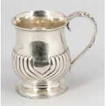 Becher, sog. MugLondon/England, um 1818/19. 925er Silber. Punzen: Herst.-Marke, Stadt- und