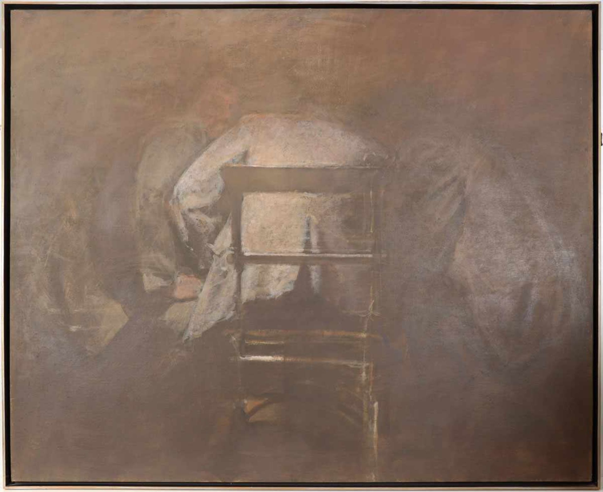 Andrzej Okinczyc1949 Posen - "Mowa" (Sprache, das Sprechen) - Acryl/Hartfaser. 126 x 150 cm. - Bild 2 aus 2