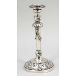 Empire-Tafelleuchter / CandlestickDeutschland, um 1800. Silber. Punzen: Herst.-Marke (