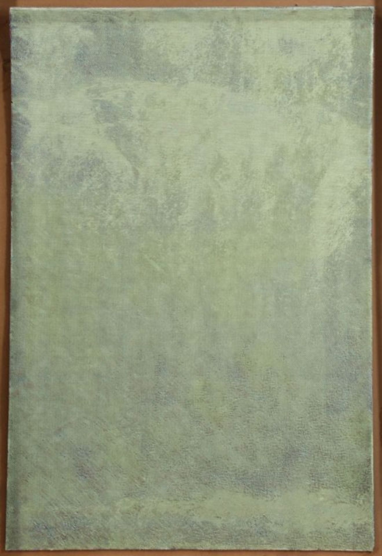 Thomas Emde1959 Korbach - "Motivvlies Hellgrüner Wasserfall" - Farbmaterial. 157 x 104 cm.