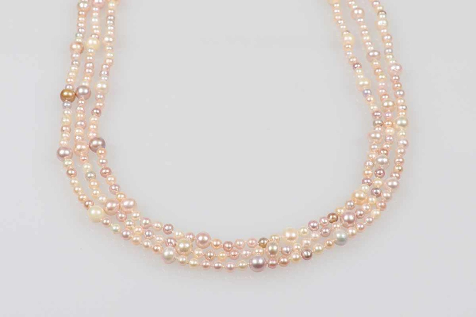 Endlos-Perlenkette in Rosé< - Image 2 of 2