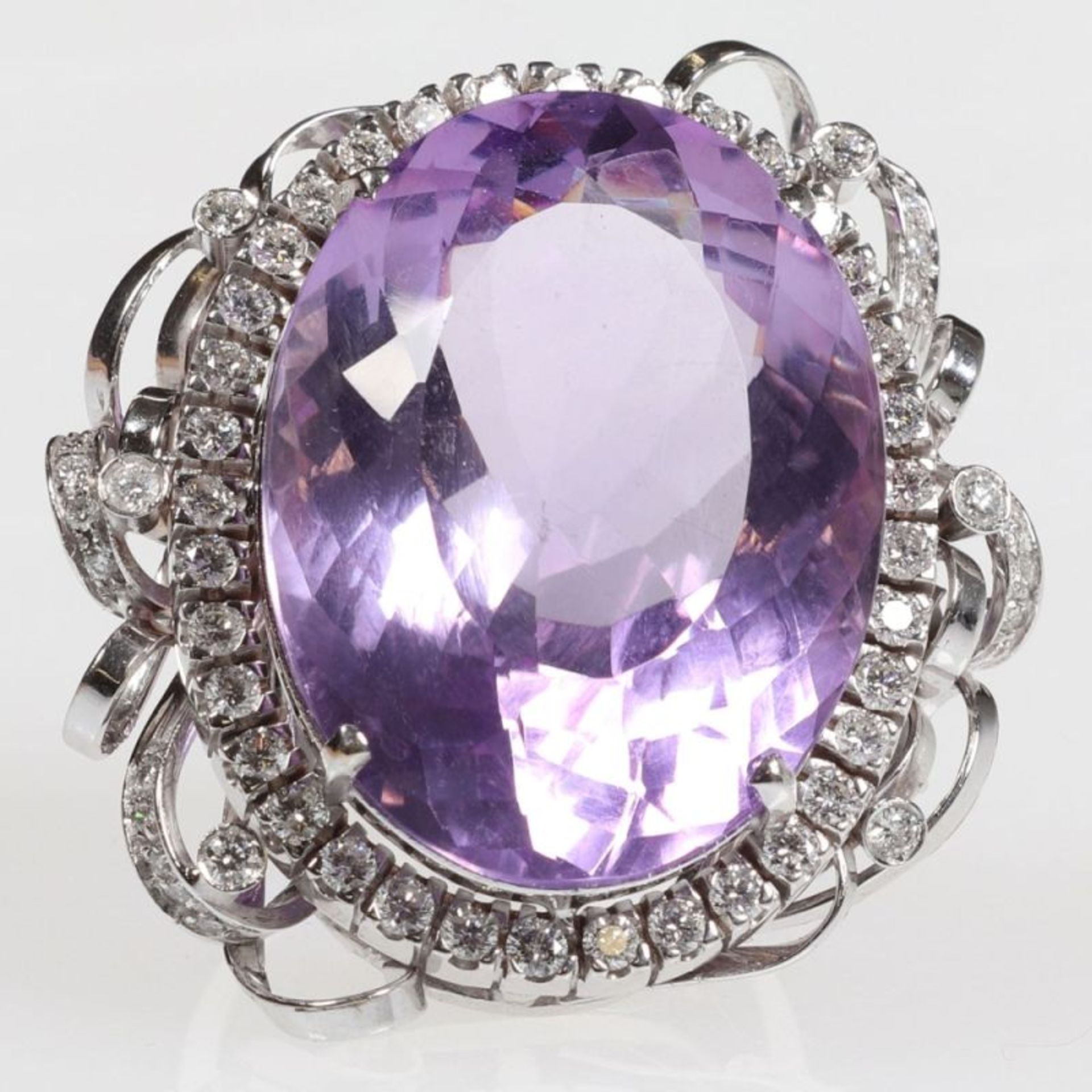 Großer Amethyst Ring<