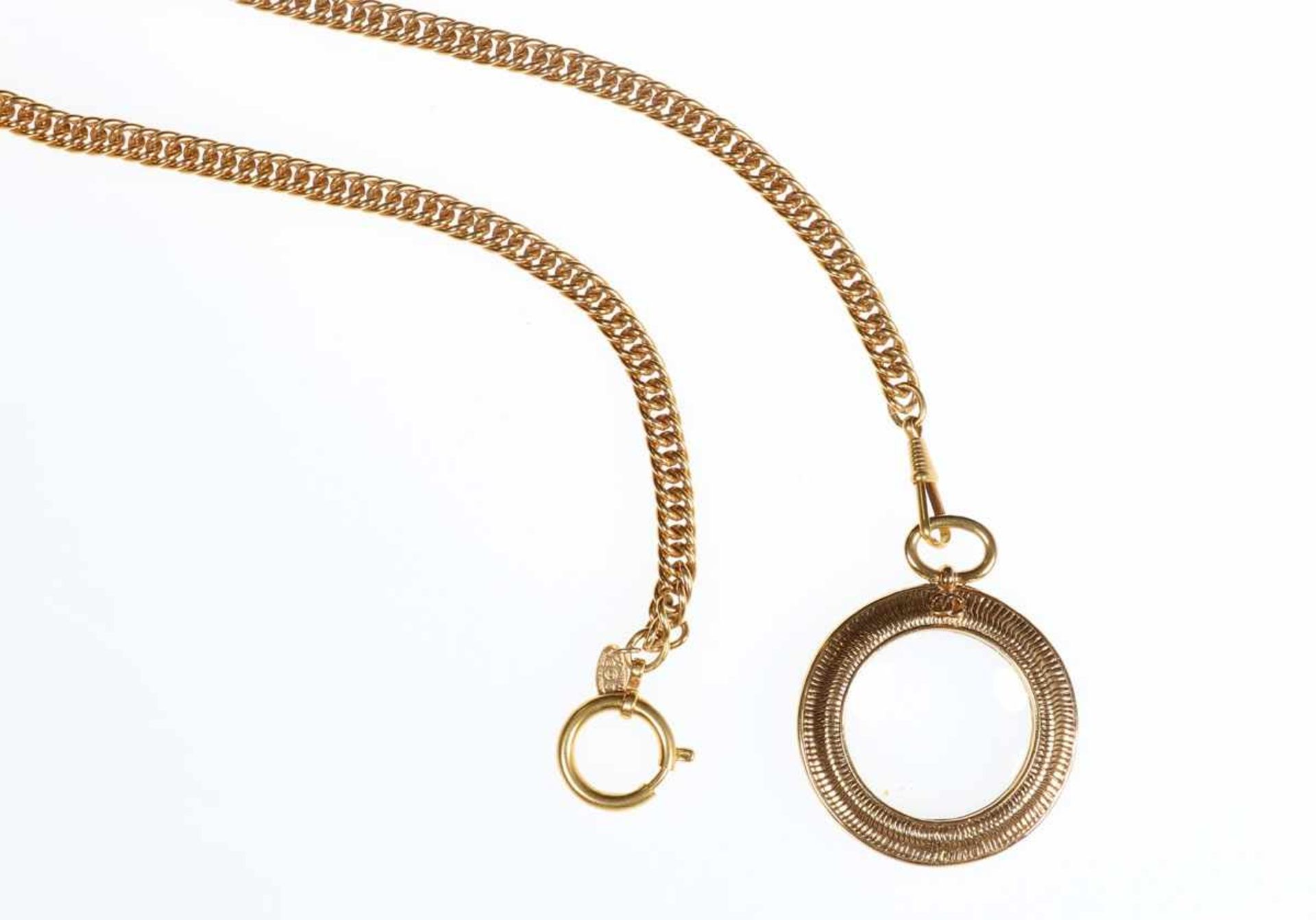 CHANEL Kette mit Lupe - Vintage. - Image 2 of 2