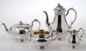 4tlg. Kaffee- und Teeservice mit Etrog / Coffee and Tea Pot