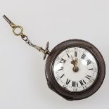 Spindel-Taschenuhr mit DoppelgehäuseFa. Smith, London um 1800. Uhr: Silber; Doppelgehäuse. Auf dem