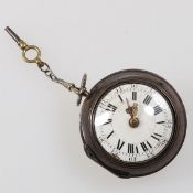 Spindel-Taschenuhr mit DoppelgehäuseFa. Smith, London um 1800. Uhr: Silber; Doppelgehäuse. Auf dem
