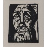 Hermann Max Pechstein1881 Eckersbach - 1955 Berlin - "Der Alte" - Holzschnitt/Papier. 10,5 x 8,2 cm,