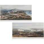 Lithografen des 19. Jahrhunderts- "Panorama du Siège de Sébastopol" - - "Panorama de la Bataille