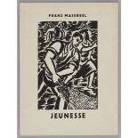Frans Masereel- "Jeunesse" - Zürich, Europa Verlag A. G. 1948. Gepr. Kart. Mit 22 Holzschnitten