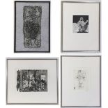 Diverse Künstler des 20. Jahrhunderts- Konvolut vier moderner Grafiken - Hans-Ulrich Buchwald (