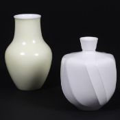 Vase Salier und Vase mit Zügen