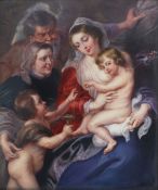 Bildplatte "Die heilige Familie" nach Peter Paul Rubens