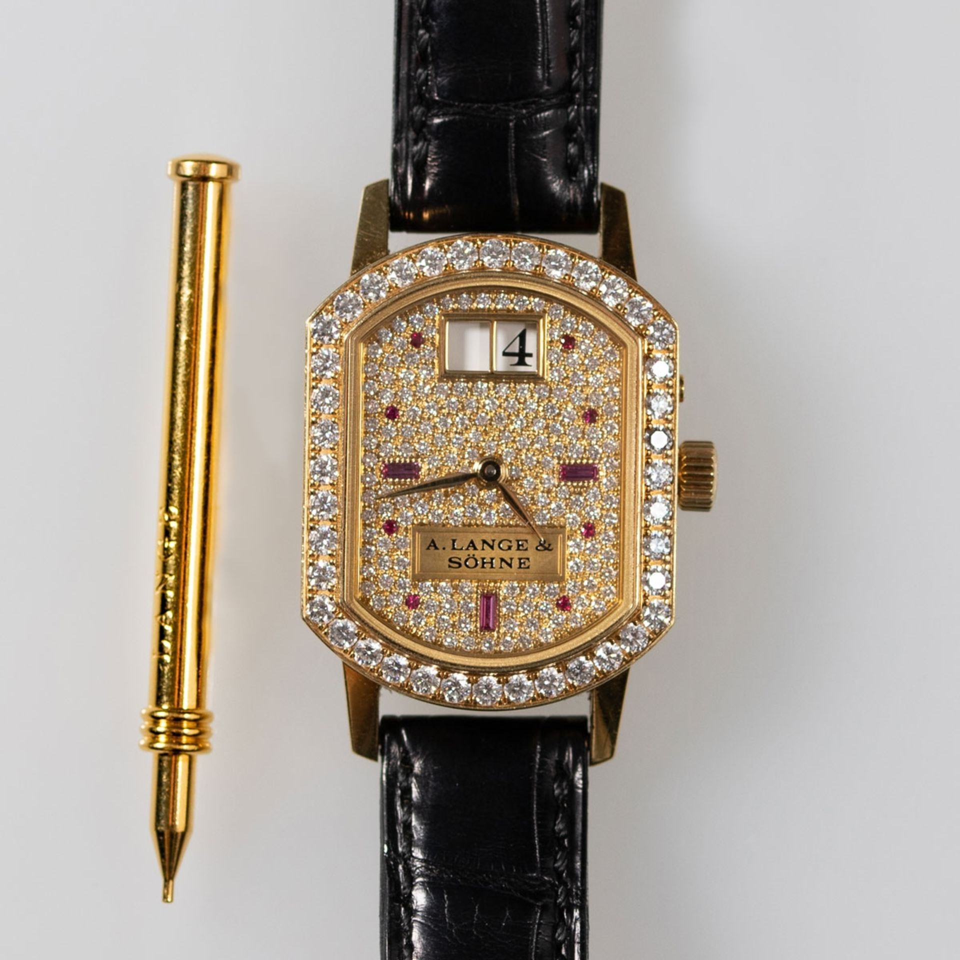 A. Lange & Söhne - Damenarmbanduhr mit Brillanten