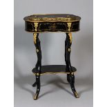 Boulle Beistelltisch mit Jardiniere