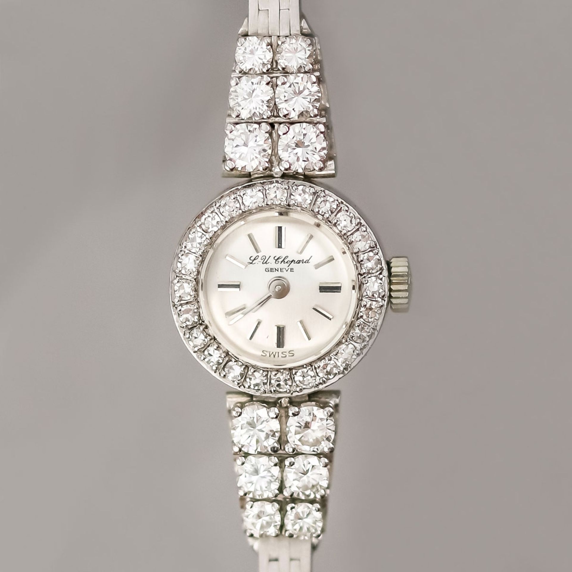 Chopard-Damenarmbanduhr mit Brillanten