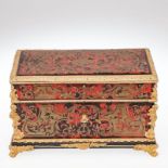 Seltener Boulle Kasten als Tea Caddy