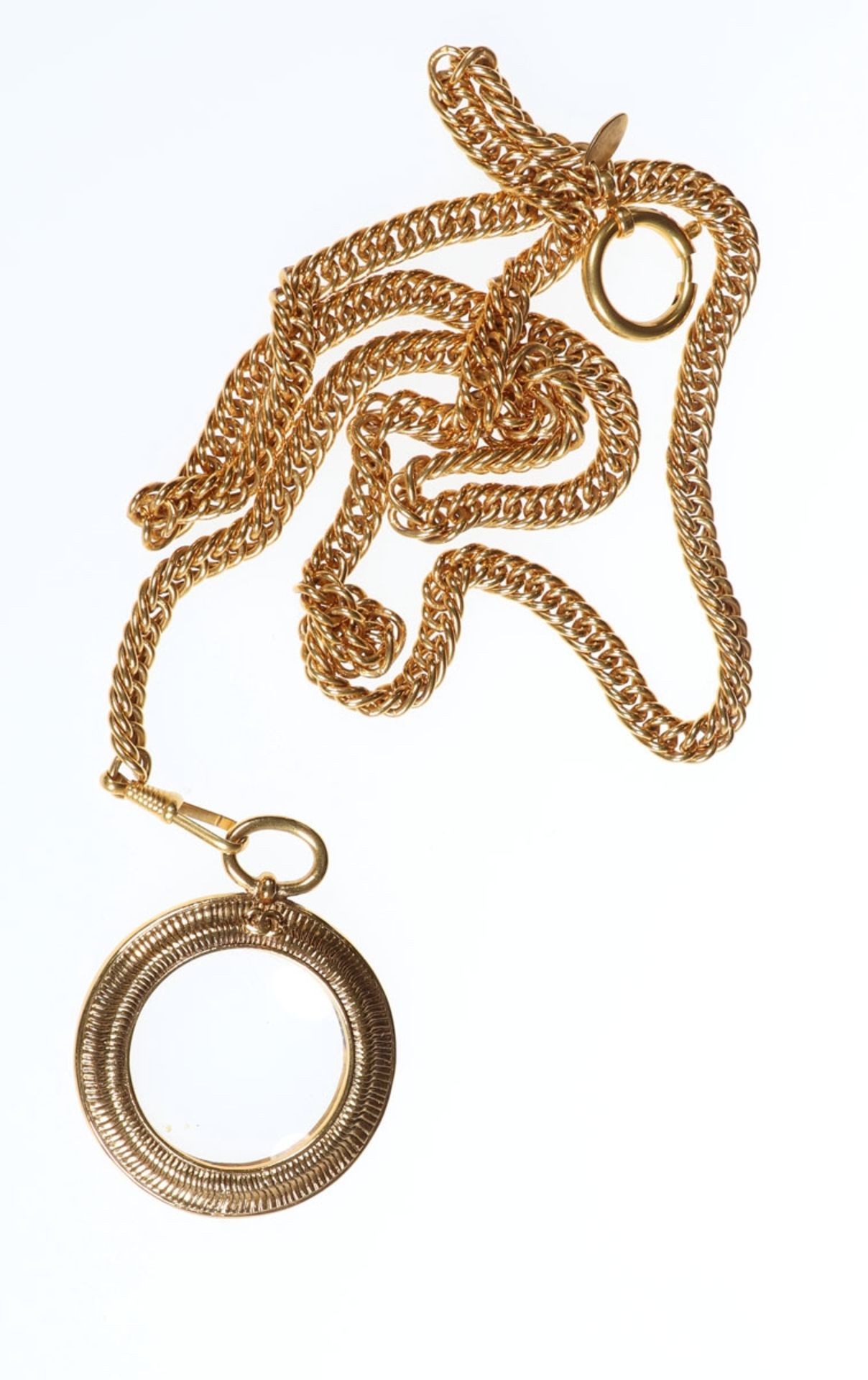 CHANEL Kette mit Lupe - Vintage.