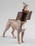 Unikat - Figur Hund mit Kinderkopf