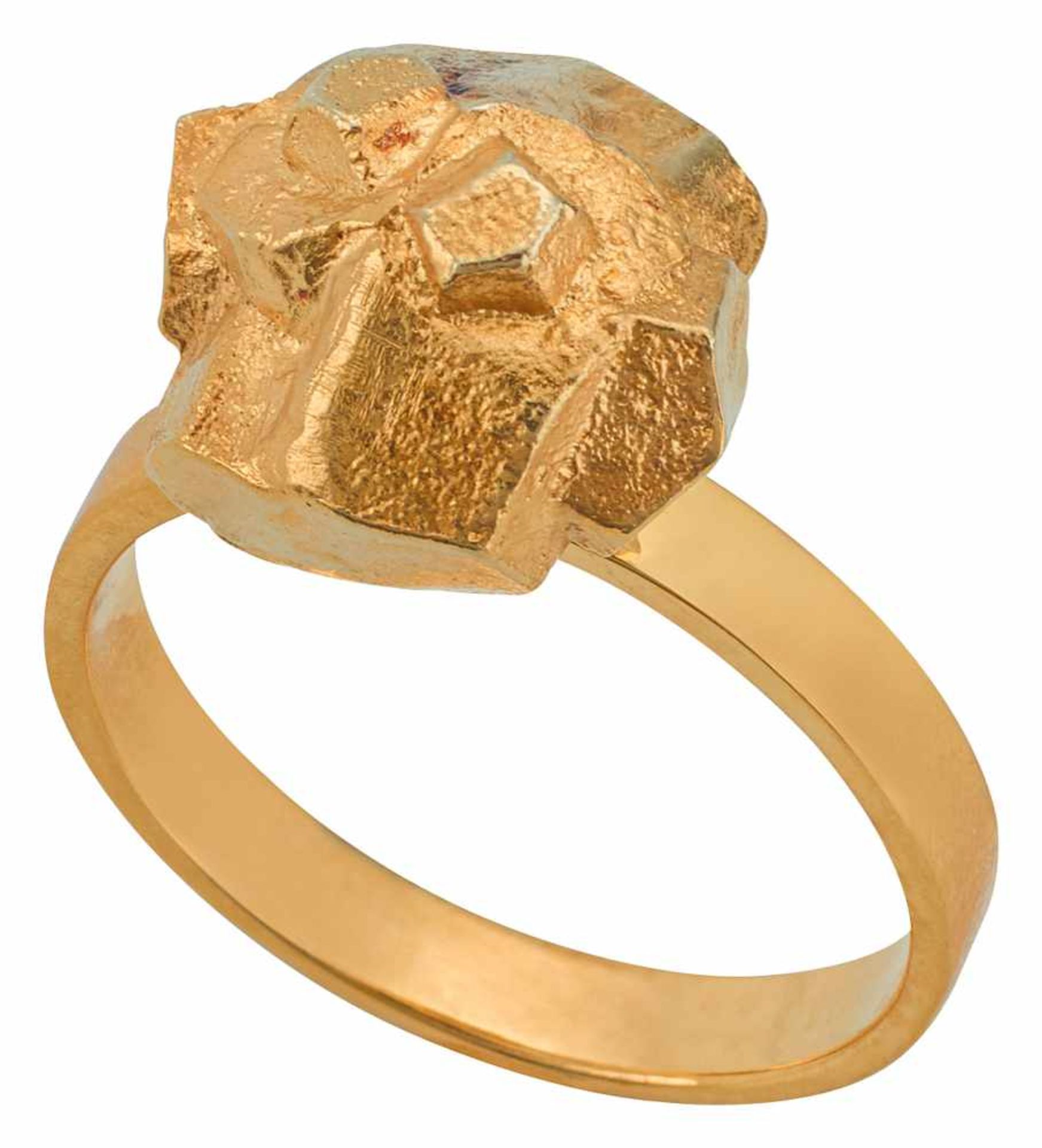 Ring mit Goldnugget