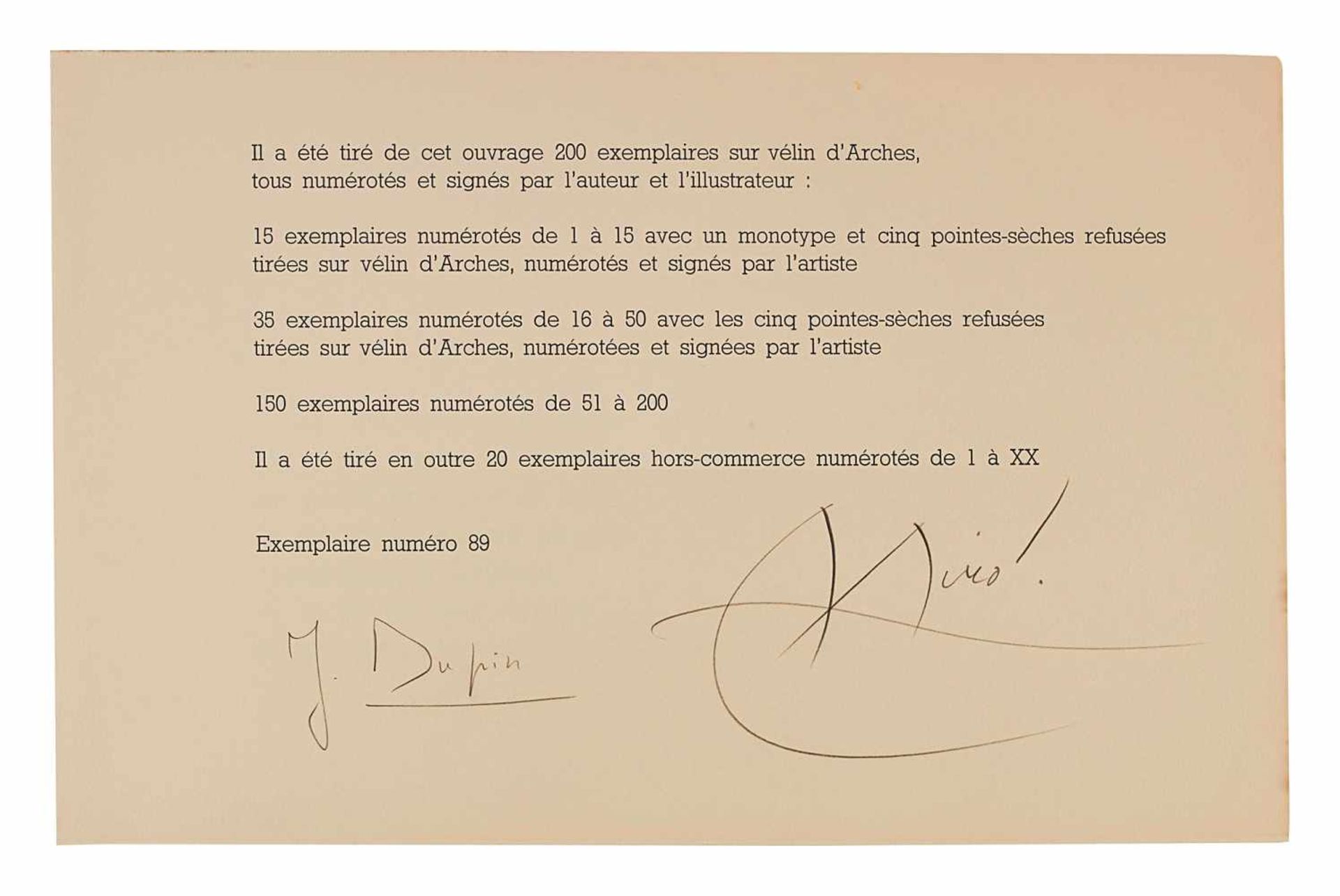 Miró, Joan und Jacques Dupin - Bild 13 aus 13