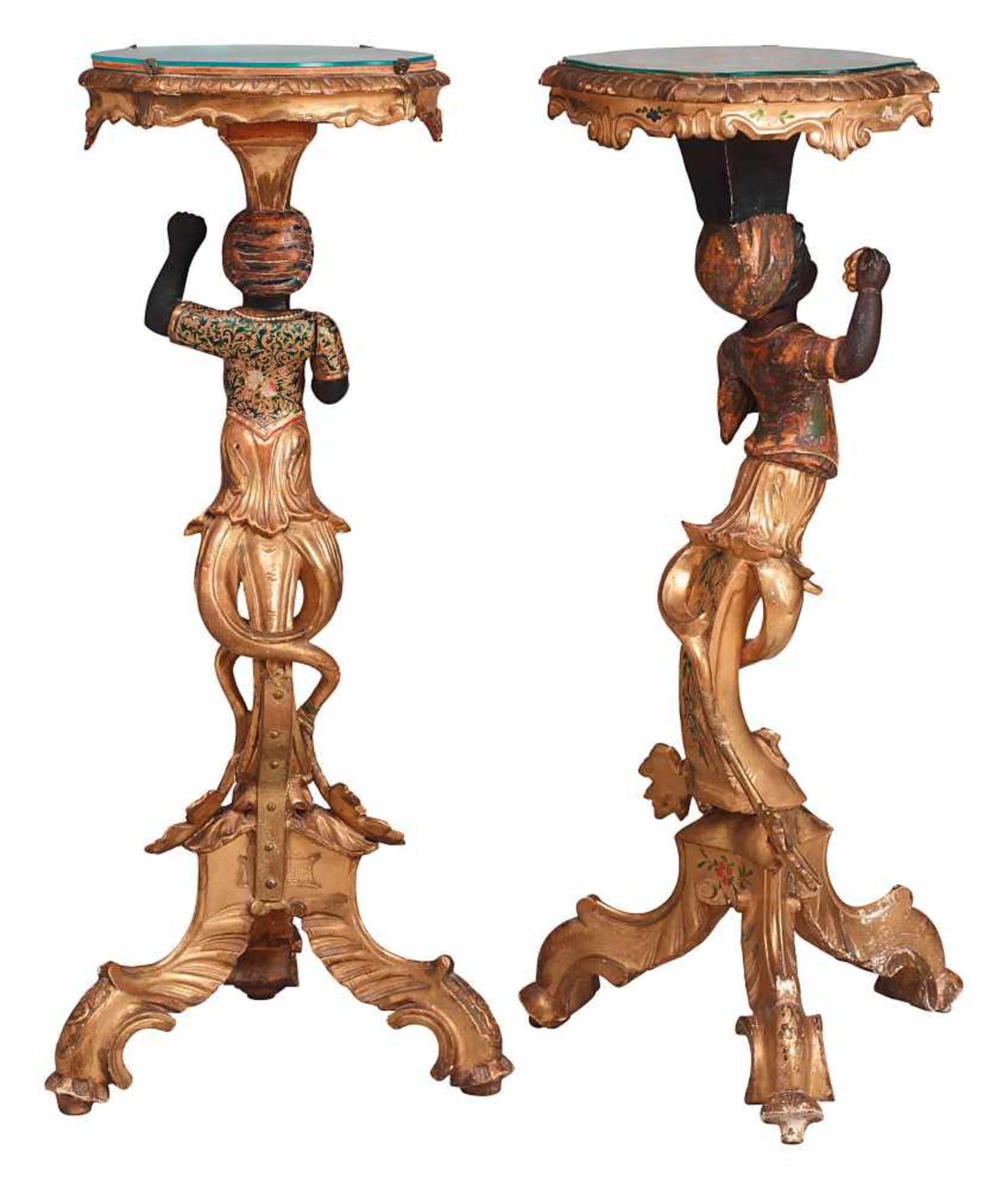 Paar Venezianische Guéridons im Stil des Rokoko - Image 2 of 3