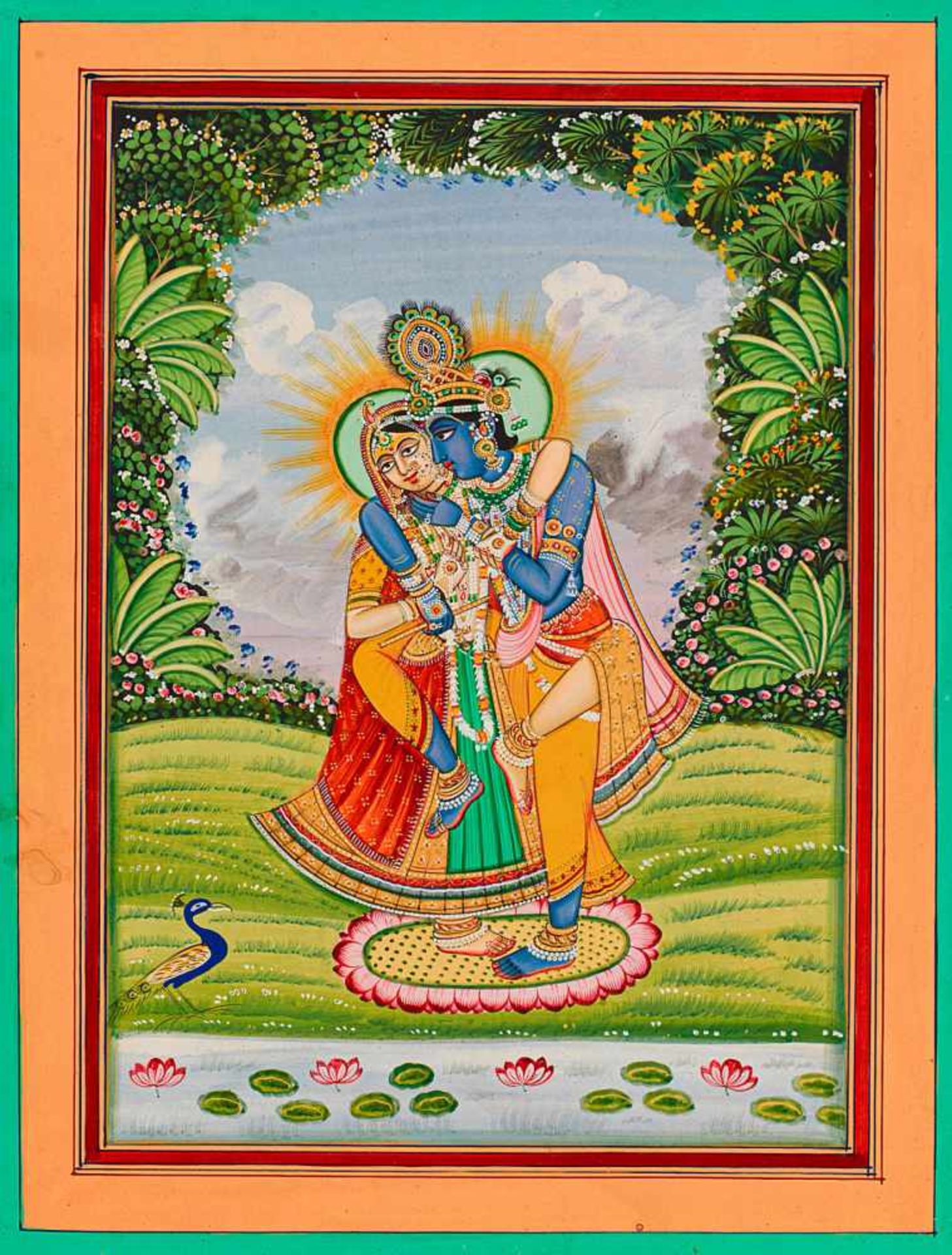 Vereinigung von Radha und Krishna
