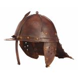 Helm aus der Zeit des Dreißigjährigen Krieges, sogenannte «Zischägge»