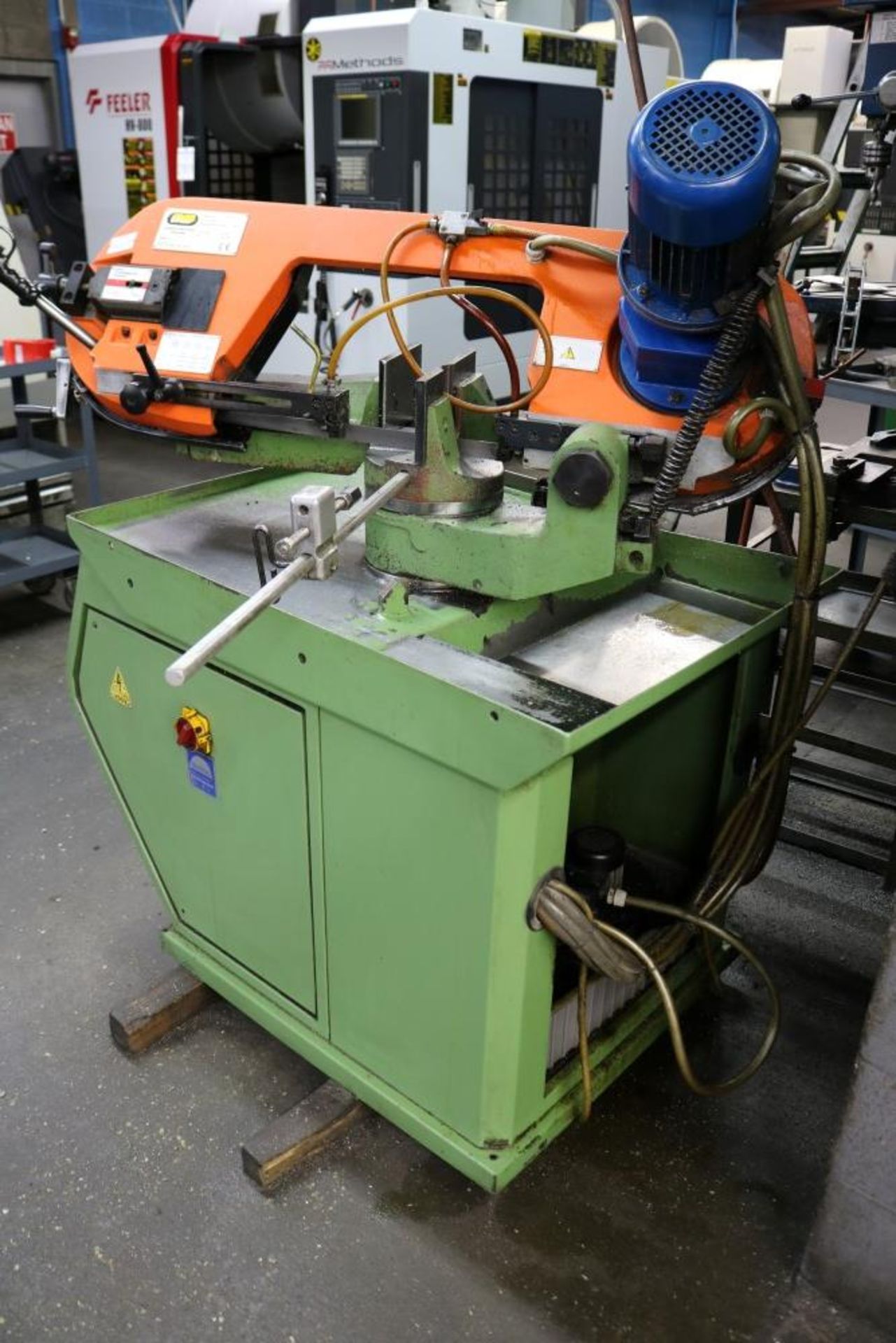 1997 FMB-Triton Horizontal Band Saw, 1.5 HP, Blade Size 2700mm x 27mm x 0.9mm, 220V, 60HZ, 290 KG, - Image 7 of 12