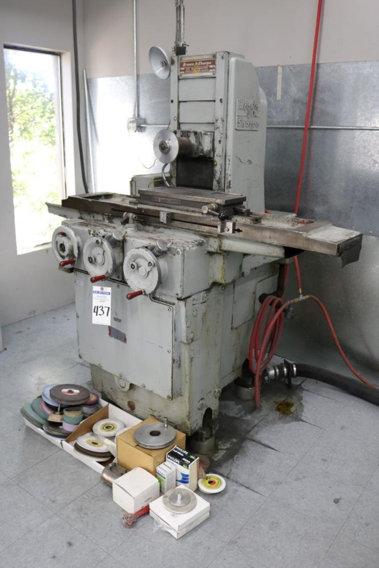 Brown and Sharpe 618 Micromaster Surface Grinder with Magnetic Table with Various Grinding Wheels - Image 14 of 14