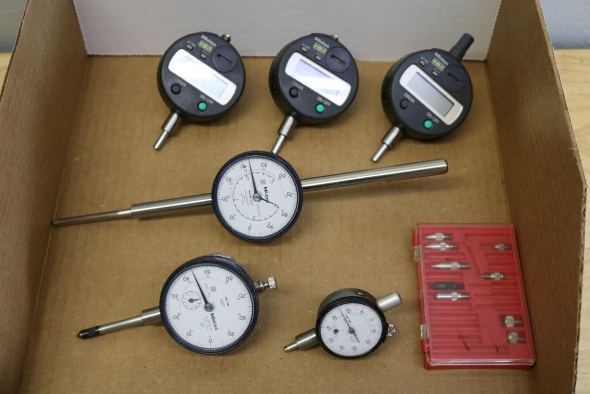 (3) Mitutoyo Digital Drop Gage Indicators 1/2", Mitutoyo 1" Drop Gage Indicator, Mitutoyo .2" Drop - Image 5 of 6